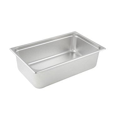 Winco Serving & Display Each Winco SPJL-106 Anti-jam Full-size Steam Pan 6 Inch 25 Gauge Stainless Steel | Denson CFE