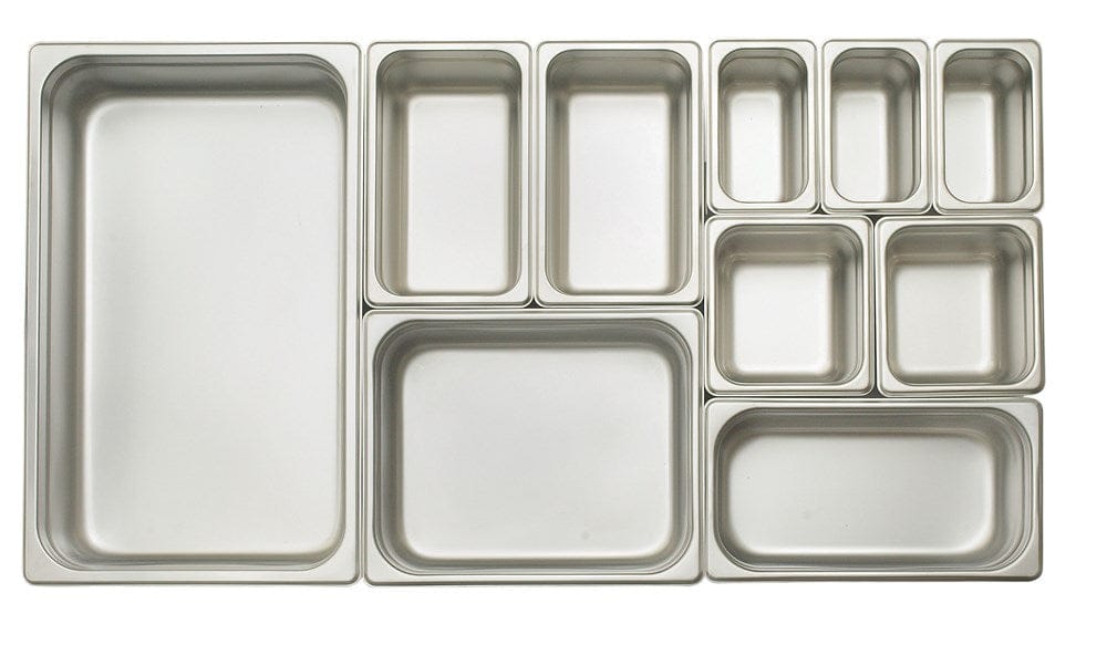 Winco Serving & Display Each Winco SPJP-602 Anti-Jam Steam Pan 1/6 Size 2.5 Inch Deep Stainless Steel | Denson CFE