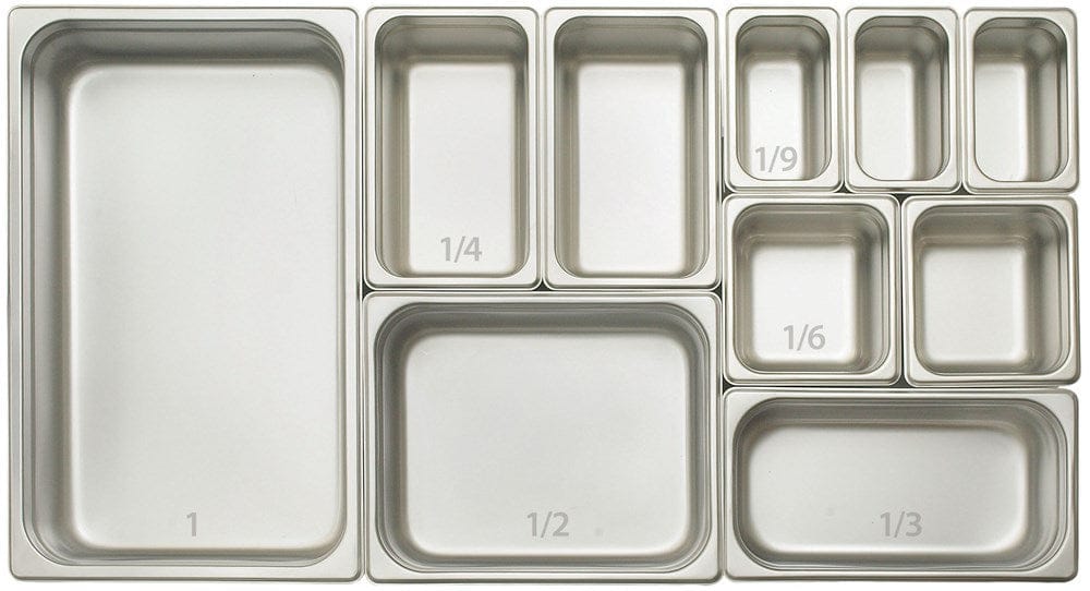 Winco Serving & Display Each Winco SPJP-904 Anti-Jam Steam Table Pan 1/9 Size 23 Gauge Stainless Steel | Denson CFE