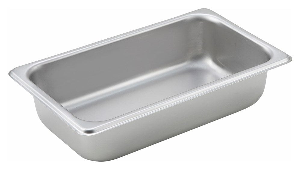 Winco Serving & Display Each Winco SPQ2 Straight-Sided Steam Table Pan 1/4 Size 2.5 Inch Depth 25 Gauge Stainless Steel | Denson CFE