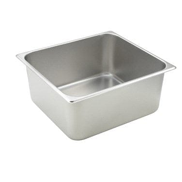 Winco Serving & Display Each Winco SPTT6 Straight Sided Steam Table Pan 2/3 Size 6 Inch Depth 25 Gauge Stainless Steel | Denson CFE
