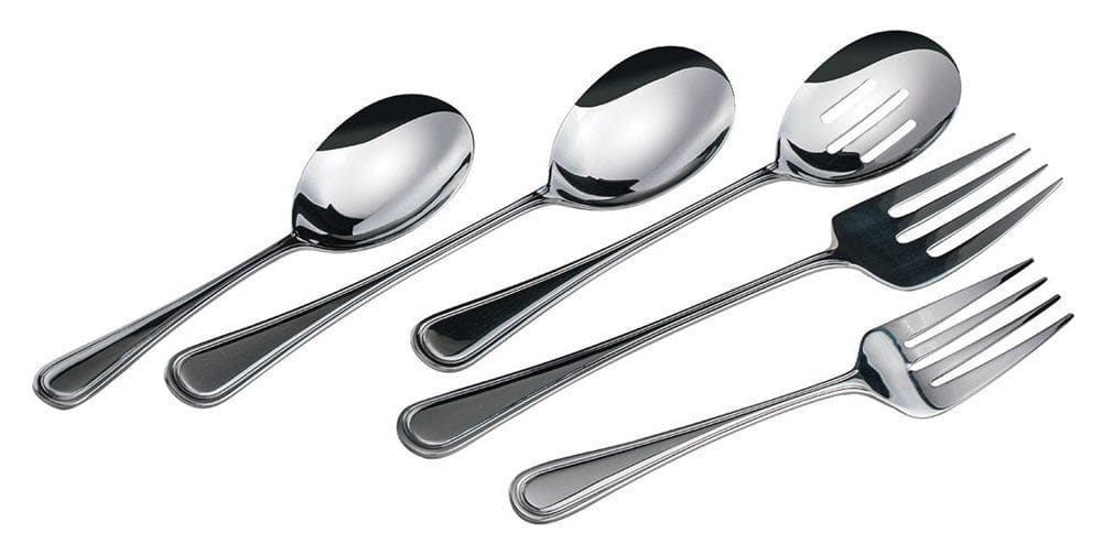 Winco Smallwares Dozen Winco 0030-21 9 Inch Shangarila Flatware Stainless Steel Large Bowl Serving Spoon | Denson CFE