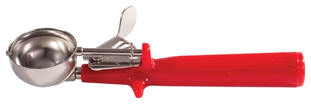 Winco Smallwares Each / 24 / 1-1/3 oz. Winco ICOP Deluxe One Piece Ice Cream Disher with Spring Release Mechanism | Denson CFE