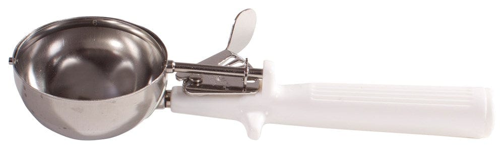 Winco Smallwares Each / 6 / 5-1/3 oz Winco ICOP Deluxe One Piece Ice Cream Disher with Spring Release Mechanism | Denson CFE