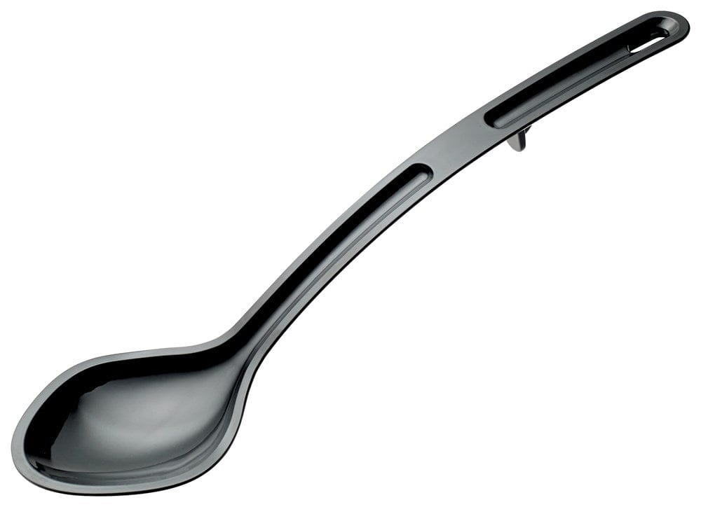 Winco Smallwares Each / Black Winco CVSS-13K Curv 13 Inch Serving Spoon Black Polycarbonate | Denson CFE