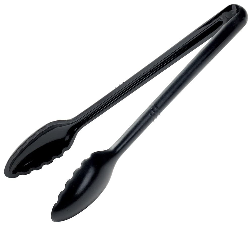 Winco Smallwares Each / Black Winco CVST-12K 12-Inch Heat-Resistant Polycarbonate Serving Tong | Denson CFE