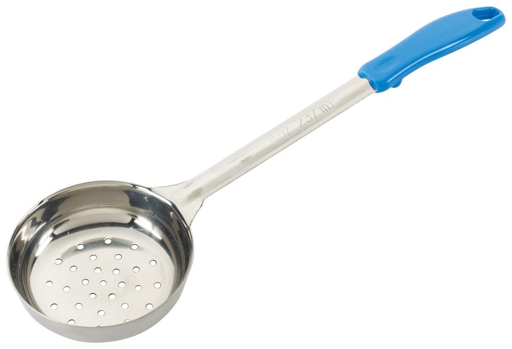 Winco Smallwares Each / Blue Winco FPP-8 8 Ounce Perforated Food Portioner One Piece Stainless Steel Blue | Denson CFE