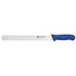 Winco Smallwares Each / Blue Winco KWP-121U Stal 12 Inch Wavy Edge Slicer Knife Blue Handle | Denson CFE