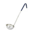 Winco Smallwares Each / Blue Winco LDC-8 Blue 8 Ounce Stainless Steel Serving Ladle with 16.5 Inch Handle | Denson CFE