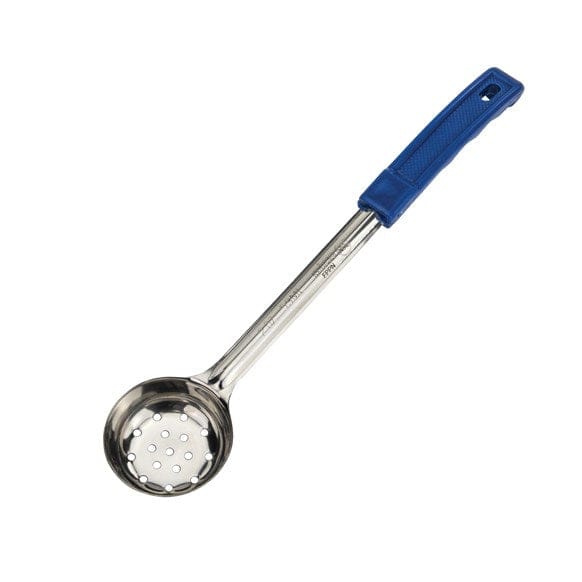 Winco Smallwares Each / Blue Winco Prime One-Piece Stainless Steel 2 Ounce Perforated Food Portioner Blue | Denson CFE