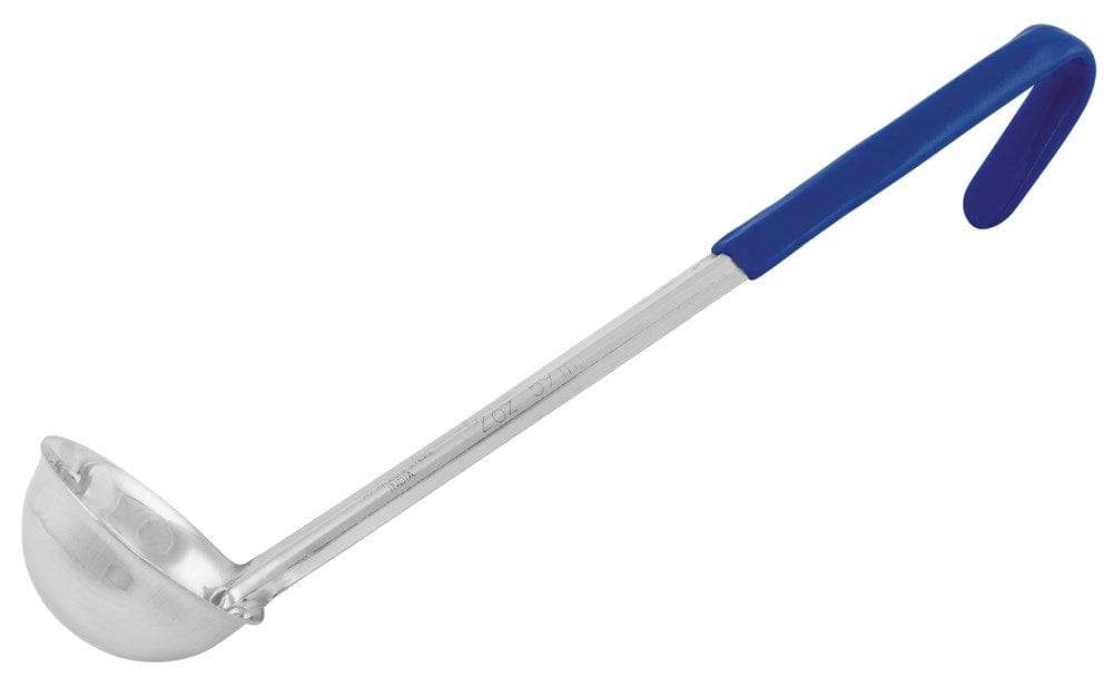Winco Smallwares Each / Blue Winco Prime Stainless Steel Two Ounce Ladle Blue NSF Certified | Denson CFE
