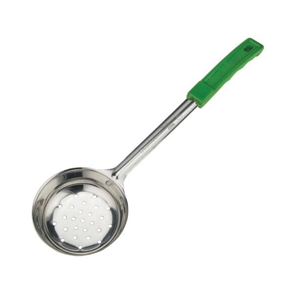 Winco Smallwares Each / Green Winco Prime One-piece Stainless Steel 6oz Green Perforated Food Portioner | Denson CFE