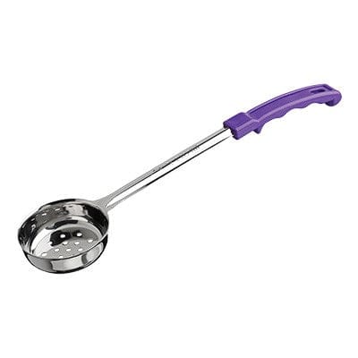 Winco Smallwares Each / Purple Winco FPP-4P Allergen Free 4oz Food Portioner One-Piece Stainless Steel Purple Handle | Denson CFE