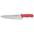 Winco Smallwares Each / Red Winco KWP-100R Stal 10 Inch Chef Knife with Red Polypropylene Handle | Denson CFE