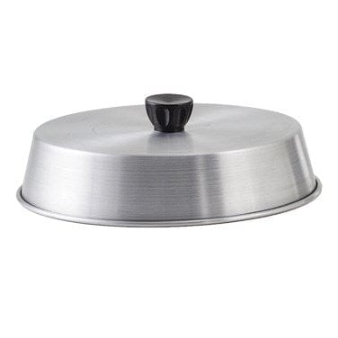 Winco Smallwares Each Winco ADBC-9 Grill Basting Cover 9 Inch Aluminium with Bakelite Handle | Denson CFE