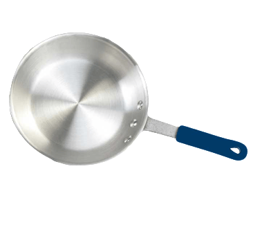 Winco Smallwares Each Winco AFP-12A-H Gladiator 12 Inch Aluminium Fry Pan with Silicone Sleeve Natural Finish | Denson CFE