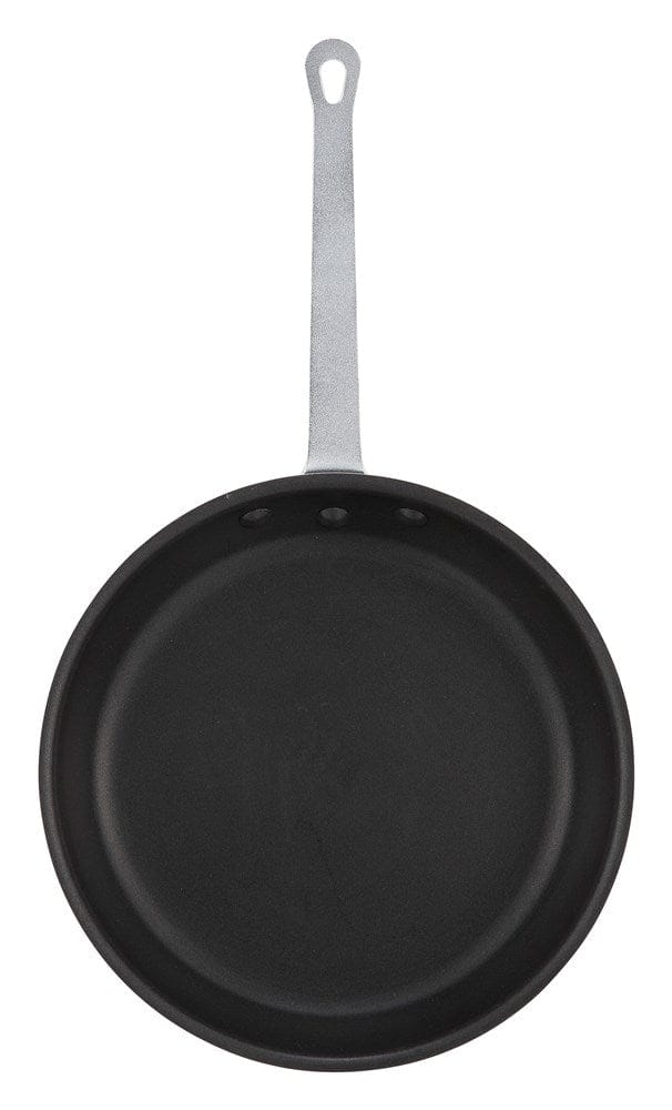 Winco Smallwares Each Winco AFP-12XC Gladiator 12 Inch Aluminium Fry Pan with Excalibur Non-Stick Coating | Denson CFE