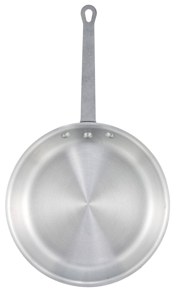 Winco Smallwares Each Winco AFP-8A Gladiator 8 Inch Aluminium Fry Pan Natural Finish | Denson CFE