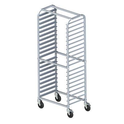 Winco Smallwares Each Winco ALRS-20BK Heavy Duty Aluminum Sheet Pan Rack 20 Tier Side Load | Denson CFE