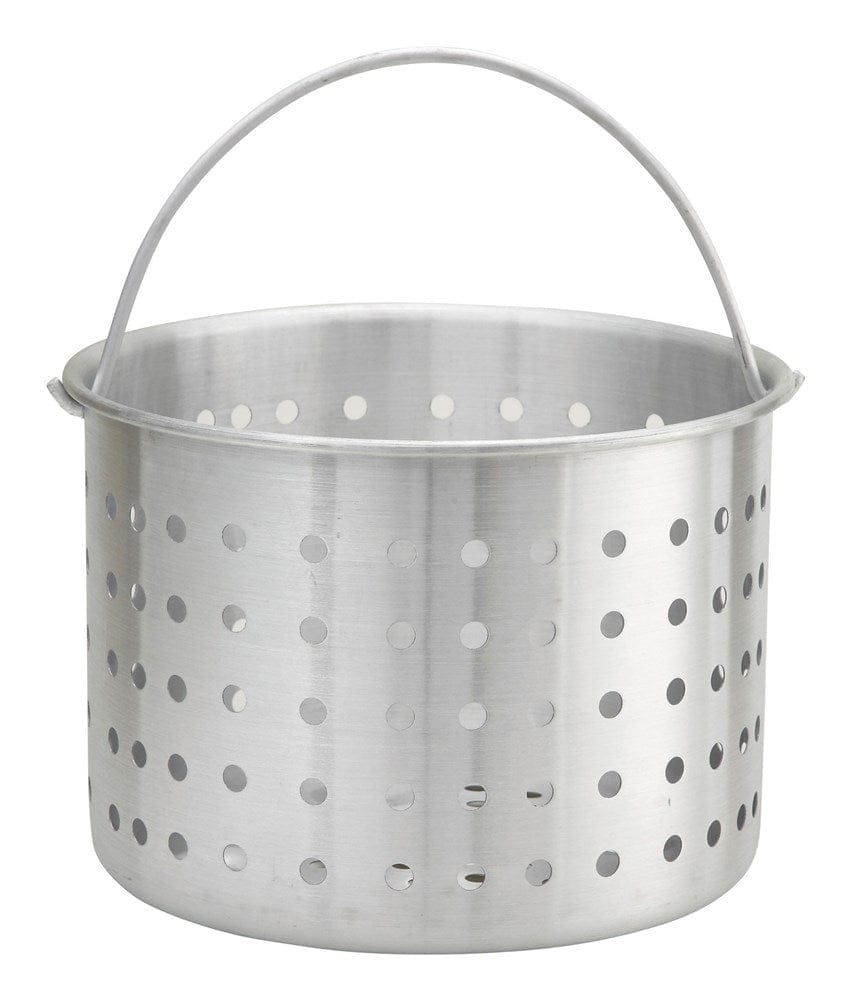Winco Smallwares Each Winco ALSB-80 80 Quart Aluminium Steamer Basket with Comfortable Handle | Denson CFE