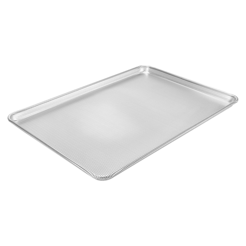 Winco Smallwares Each Winco ALXN-1318P 13x18 Perforated Aluminum Baking Sheet Pan for Perfect Crusts | Denson CFE