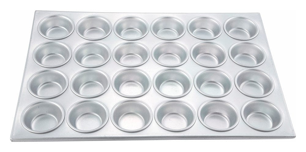 Winco Smallwares Each Winco AMF24 Aluminum 24 Cup Muffin Pan for Perfect Baking | Denson CFE