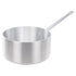 Winco Smallwares Each Winco ASP-6SW 6.5 Quart Straight-Sided Aluminium Sauce Pan with Riveted Handle | Denson CFE