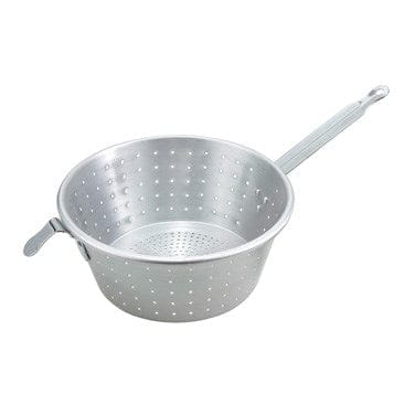 Winco Smallwares Each Winco ASS-10 Spaghetti Strainer 10 Inch Aluminium | Denson CFE