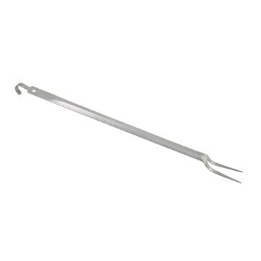 Winco Smallwares Each Winco BHKF-21 21 Inch Heavy Duty Stainless Steel Basting Fork with Hook | Denson CFE
