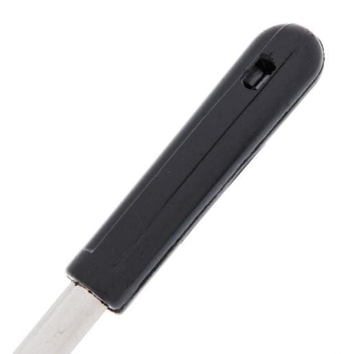 Winco Smallwares Each Winco BSOB-11 11 Inch Solid Basting Spoon with Bakelite Handle for Tender Roasting | Denson CFE