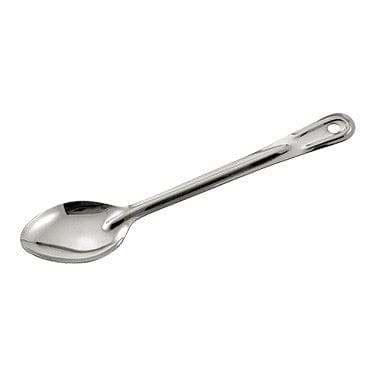 Winco Smallwares Each Winco BSOT-11H 11 Inch Solid Basting Spoon 1.5mm Stainless Steel | Denson CFE