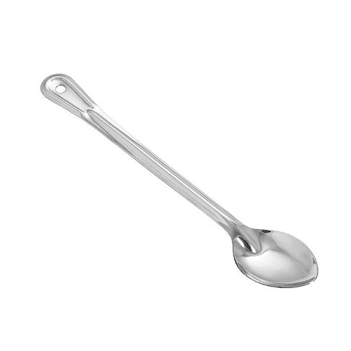 Winco Smallwares Each Winco BSOT-15H 15 Inch Solid Basting Spoon 1.5mm Stainless Steel | Denson CFE