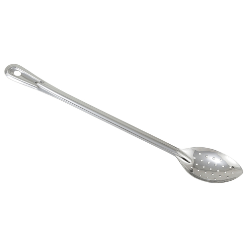 Winco Smallwares Each Winco BSPN-18 Stainless Steel Perforated Basting Spoon 18 Inches Long | Denson CFE