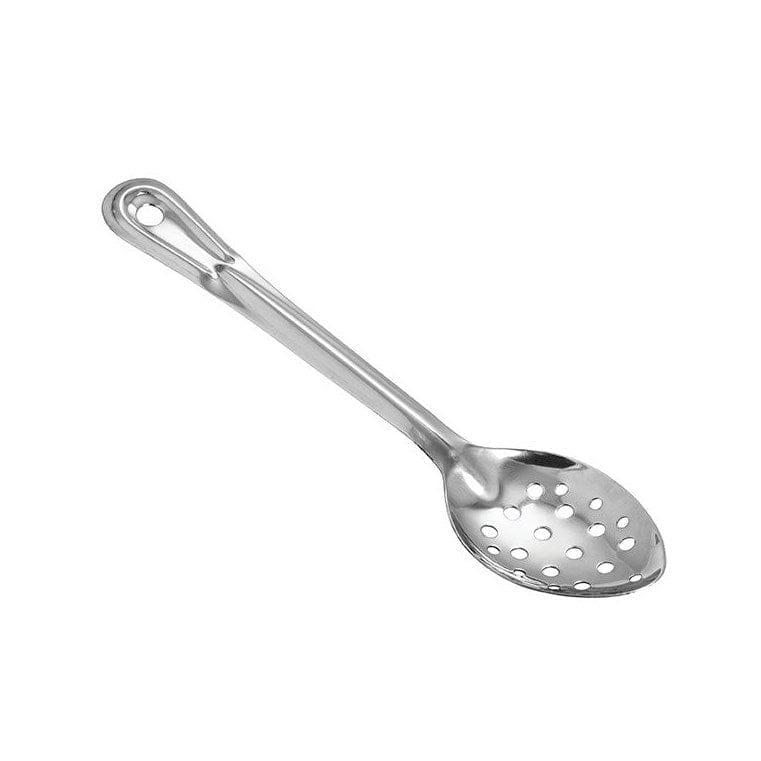 Winco Smallwares Each Winco BSPT-11H Perforated Basting Spoon 11 Inch Stainless Steel | Denson CFE