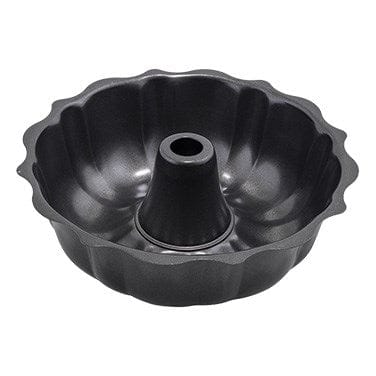 Winco Smallwares Each Winco CCP-10F Fluted Cake Pan Non-Stick Aluminized Carbon Steel 10 Inch Diameter | Denson CFE