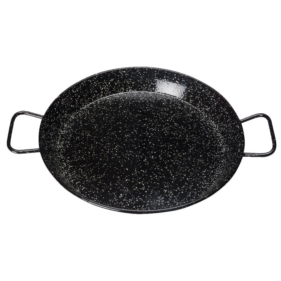 Winco Smallwares Each Winco CSPP-23E 23-5/8 Inch Enameled Carbon Steel Paella Pan Made in Spain | Denson CFE