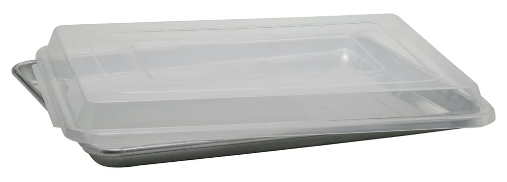 Winco Smallwares Each Winco CXP1318 Half-Size Sheet Pan Cover 13 Inch x 18 Inch Polypropylene Clear | Denson CFE