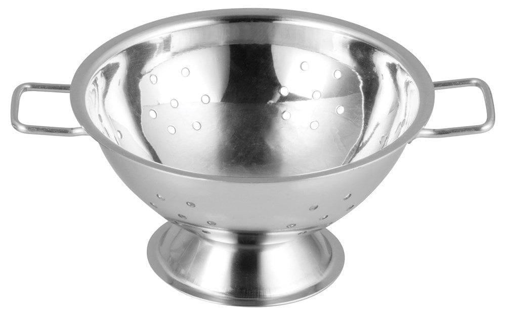 Winco Smallwares Each Winco DDSC-103S Mini Colander 5-1/8 Inch Stainless Steel for Kitchen Prep | Denson CFE
