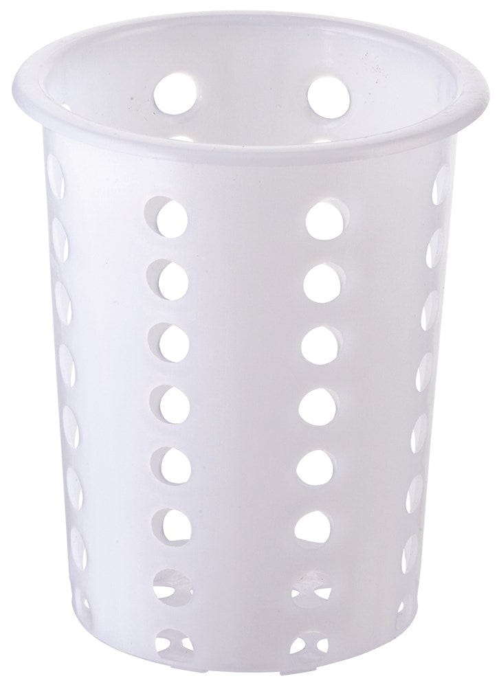 Winco Smallwares Each Winco FC-PL Flatware Cylinder, Perforated Plastic, 4" Diameter Insert | Denson CFE