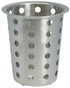 Winco Smallwares Each Winco FC-SS Silver Stainless Steel Perforated Flatware Cylinder for Neat and Organised Storage | Denson CFE