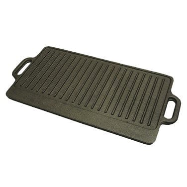 Winco Smallwares Each Winco IGD-2095 20 Inch Cast Iron Reversible Griddle Induction Ready Dual Sided | Denson CFE