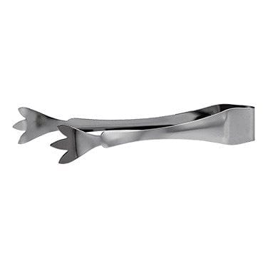 Winco Smallwares Each Winco IT-7 Satin Finish Stainless Steel Ice Tongs 7 Inches Long | Denson CFE
