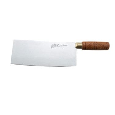Winco Smallwares Each Winco KC-101 Chinese Cleaver 8 Inch Stainless Steel Blade with Wooden Handle | Denson CFE