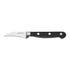 Winco Smallwares Each Winco KFP-30 Acero Peeling Knife 2-3/4 Inch Blade Full Tang German High Carbon Steel Black Handle | Denson CFE