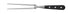 Winco Smallwares Each Winco KFP-71 Acero Straight Carving Fork 6 Inch Full Tang Forged Blade Black POM Handle | Denson CFE