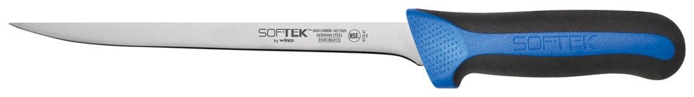 Winco Smallwares Each Winco KSTK-82 SofTek 8 Inch Flexible Fish Knife with Soft Grip Handle | Denson CFE