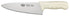Winco Smallwares Each Winco KWP-80 Stal 8 Inch Chef Knife High Carbon Stainless Steel White Handle | Denson CFE