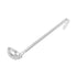 Winco Smallwares Each Winco LDI-2 One-Piece Stainless Steel 2 Ounce Serving Ladle with 10.25 Inch Handle | Denson CFE