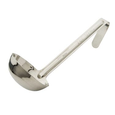 Winco Smallwares Each Winco LDI-20SH Stainless Steel 2 Ounce Ladle with 6 Inch Handle | Denson CFE