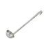 Winco Smallwares Each Winco LDI-4 One-Piece Stainless Steel 4 Ounce Serving Ladle with 12 1/4 Inch Long Handle | Denson CFE